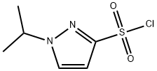 1-isopropyl-1H-pyrazole-3-sulfonyl chloride Struktur