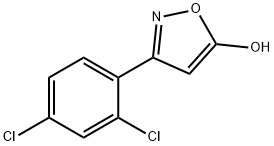 3-(2,4-二氯苯基)-5-羥基異噁唑, 1354923-61-7, 結構式