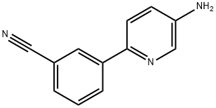 3-(5-AMINOPYRIDIN-2-YL)BENZONITRILE Struktur