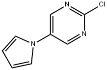 2-Chloro-5-(1H-pyrrol-1-yl)pyrimidine Struktur