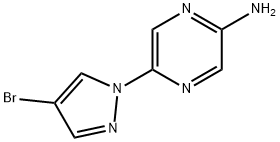 4-Bromo-1-(5-aminopyrazol-2-yl)pyrazole Struktur