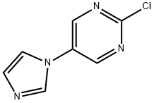 2-Chloro-5-(imidazol-1-yl)pyrimidine Struktur