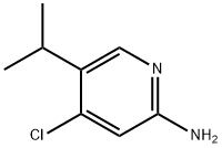 2-Amino-4-chloro-5-(iso-propyl)pyridine Struktur