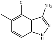 4-chloro-5-methyl-1H-indazol-3-amine Struktur