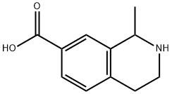 1-methyl-1,2,3,4-tetrahydroisoquinoline-7-carboxylic acid Struktur