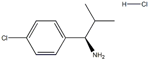 (R)-1-(4-chlorophenyl)-2-methylpropan-1-amine hydrochloride Struktur