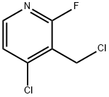 4-Chloro-3-(chloromethyl)-2-fluoropyridine Structure