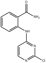 2-[(2-Chloro-4-pyrimidinyl)amino]benzamide Struktur