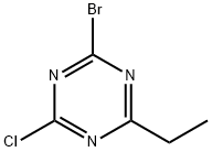 2-Chloro-4-bromo-6-ethyl-1,3,5-triazine Struktur