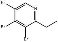 2-Ethyl-3,4,5-tribromopyridine Struktur