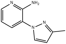 3-(3-METHYL-1H-PYRAZOL-1-YL)PYRIDIN-2-AMINE Struktur