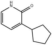 2-Hydroxy-3-(cyclopentyl)pyridine Struktur