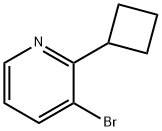 3-Bromo-2-(cyclobutyl)pyridine Struktur