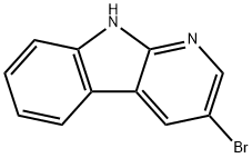 9H-Pyrido[2,3-b]indole, 3-bromo- Struktur