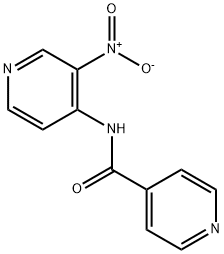 4-Pyridinecarboxamide, N-(3-nitro-4-pyridinyl)- Struktur