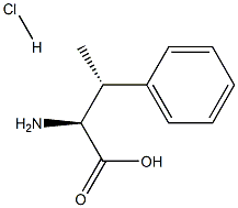 (2S,3R)-2-Amino-3-phenyl-butyric acid hydrochloride Struktur