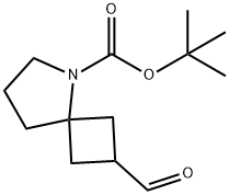 tert-butyl 2-formyl-5-azaspiro[3.4]octane-5-carboxylate Struktur