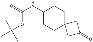 tert-butyl (2-oxospiro[3.5]nonan-7-yl)carbamate Struktur