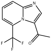 Ethanone, 1-[5-(trifluoromethyl)imidazo[1,2-a]pyridin-3-yl]- Struktur