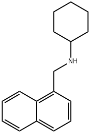 N-(naphthalen-1-ylmethyl)cyclohexanamine Struktur