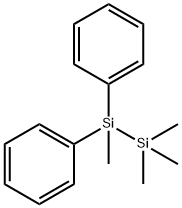 Disilane,1,1,1,2-tetramethyl-2,2-diphenyl- Struktur