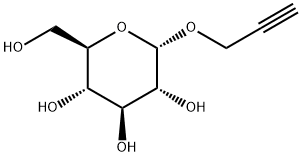 Propargyl a-D-glucopyranoside Struktur