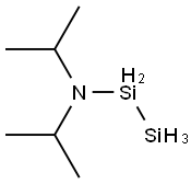 disilanylbis(propan-2-yl)amine Struktur