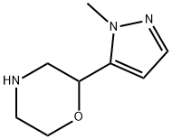 2-(1-methyl-1H-pyrazol-5-yl)morpholine Struktur