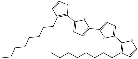 3,3'''-dioctyl-2,2':5',5'':2'',2'''-quaterthiophene|3,3'''-dioctyl-2,2':5',5'':2'',2'''-quaterthiophene