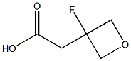 2-(3-fluorooxetan-3-yl)acetic acid Struktur