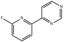 2-Fluoro-6-(pyrimidin-4-yl)pyridine Struktur