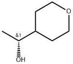 (1R)-1-(oxan-4-yl)ethan-1-ol Struktur