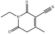 1-ETHYL-1,2,5,6-TETRAHYDRO-4-METHYL-2,6-DIOXO-3-PYRIDINECARBONITRILE Structure