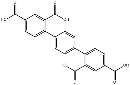 [[1,1':4',1''-Terphenyl]-2,2'',4,4''-tetracarboxylic acid] Struktur