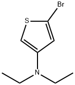 2-Bromo-4-(diethylamino)thiophene Struktur