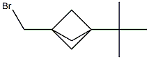 1-(bromomethyl)-3-tert-butylbicyclo[1.1.1]pentane Struktur