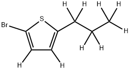 2-Bromo-5-(n-propyl)thiophene-d9 Struktur