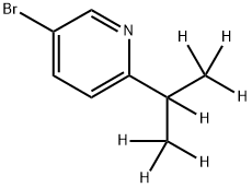 3-Bromo-6-(iso-propyl-d7)-pyridine Struktur