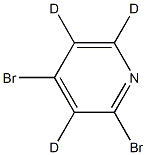 2,4-Dibromopyridine-3,5,6-d3 Struktur