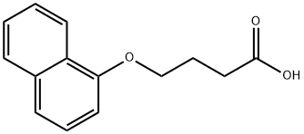 4-(naphthalen-1-yloxy)butanoic acid Struktur