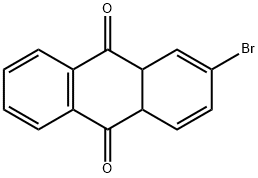 9,10-Anthracenedione, 2-bromo-4a,9a-dihydro- Struktur