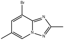 8-bromo-2,6-dimethyl-[1,2,4]triazolo[1,5-a]pyridine Struktur