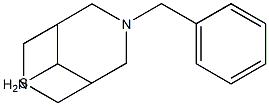 7-benzyl-3-thia-7-azabicyclo[3.3.1]nonan-9-amine Struktur