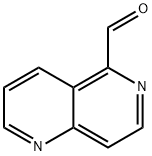 1,6-naphthyridine-5-carbaldehyde Struktur