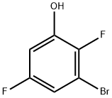 Phenol, 3-bromo-2,5-difluoro- Struktur