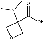 3-(dimethylamino)oxetane-3-carboxylic acid Struktur