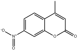 4-methyl-7-nitro- 2H-chromen-2-one Struktur