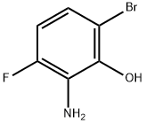 3-Bromo-6-fluoro-2-hydroxyaniline Struktur