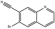 6-bromo-7-cyano quinoline Struktur