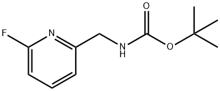 tert-Butyl ((6-fluoropyridin-2-yl)methyl)carbamate Struktur